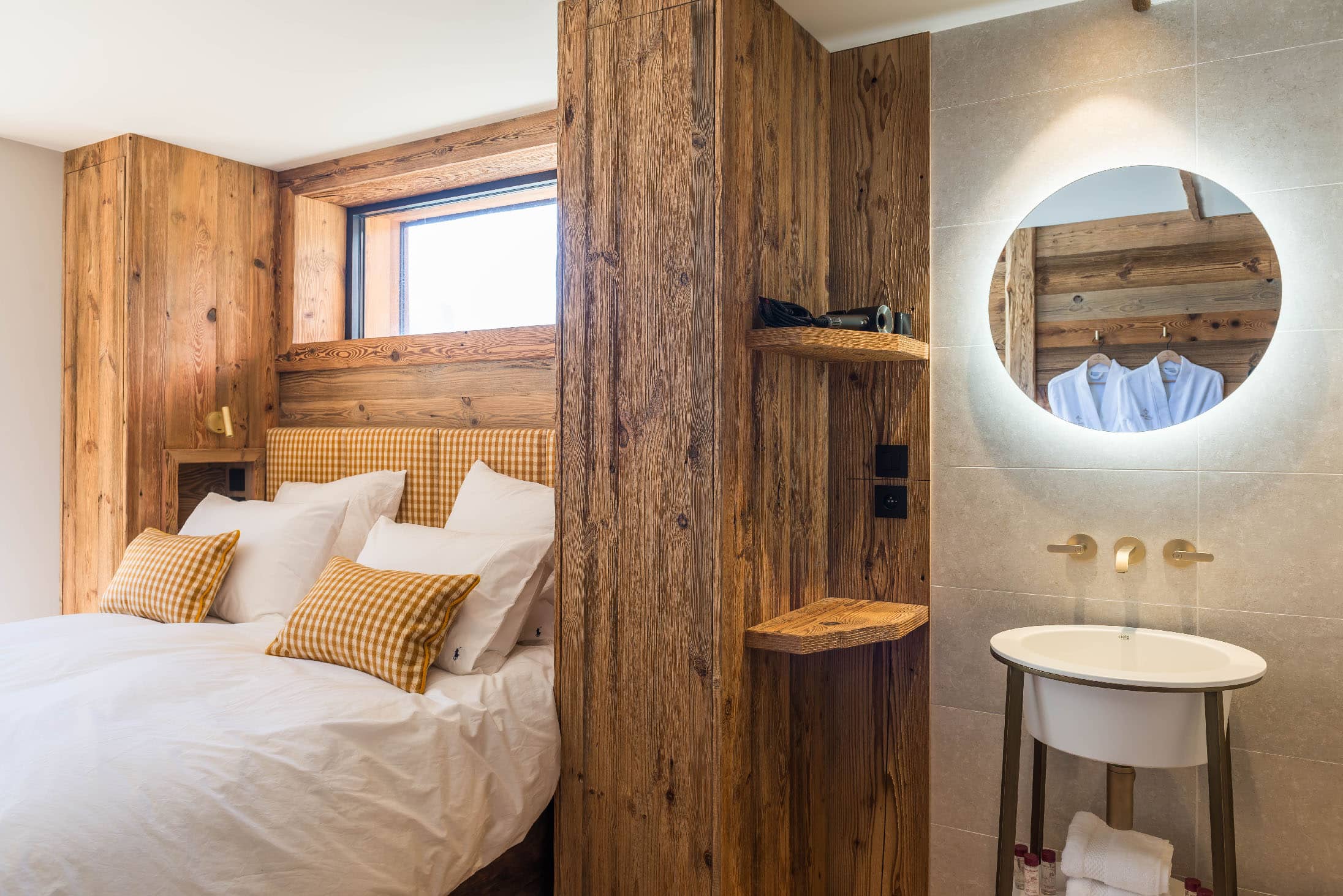 Image de la chambre 1 du Chalet du Lièvre Blanc