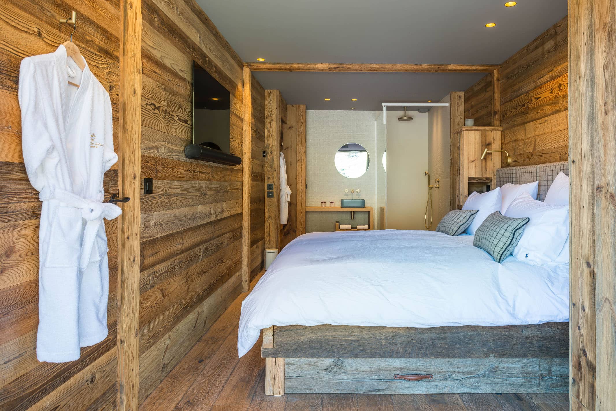 Image de la chambre 4 du Chalet du Lièvre Blanc