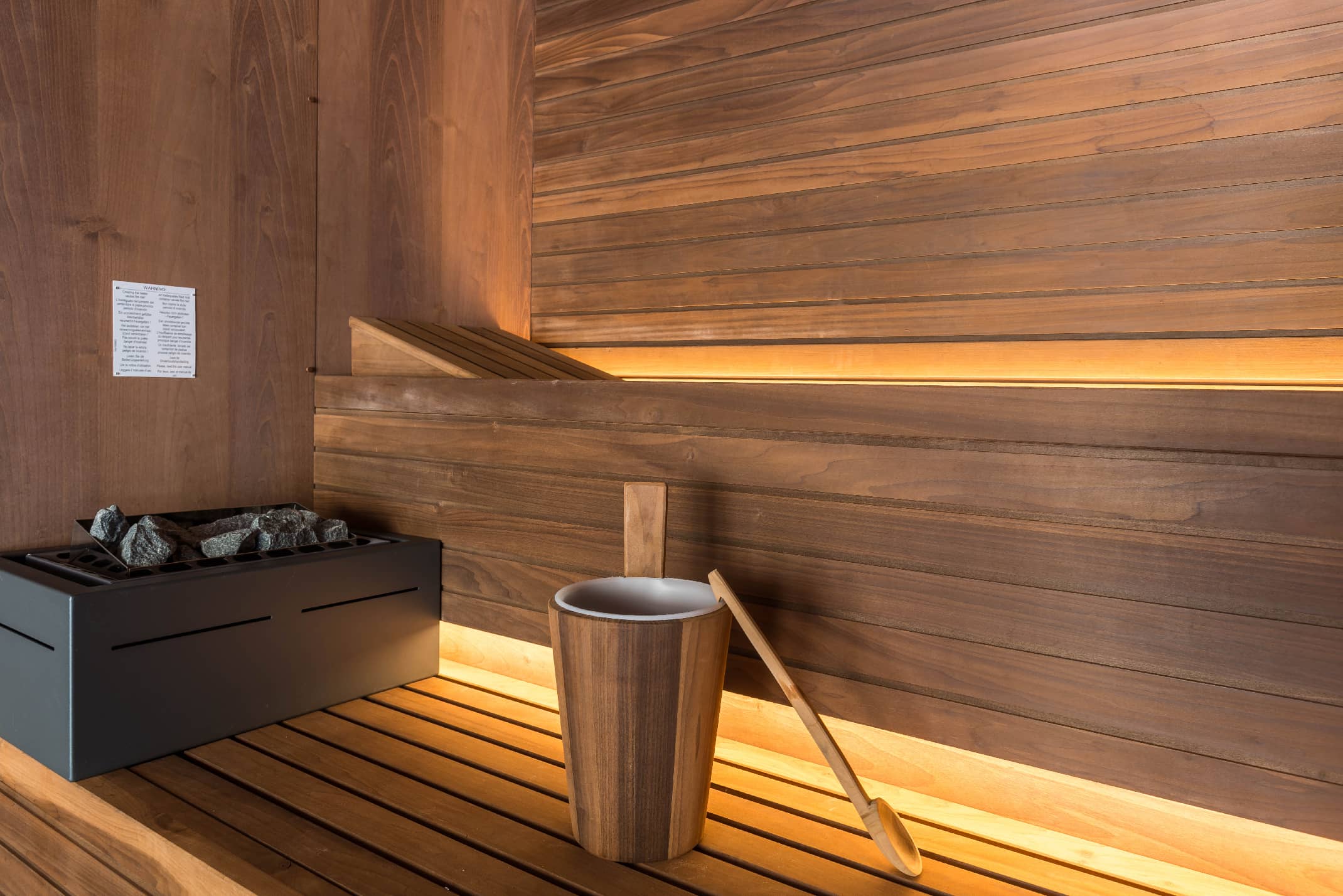 Image du sauna du Chalet du Lièvre Blanc