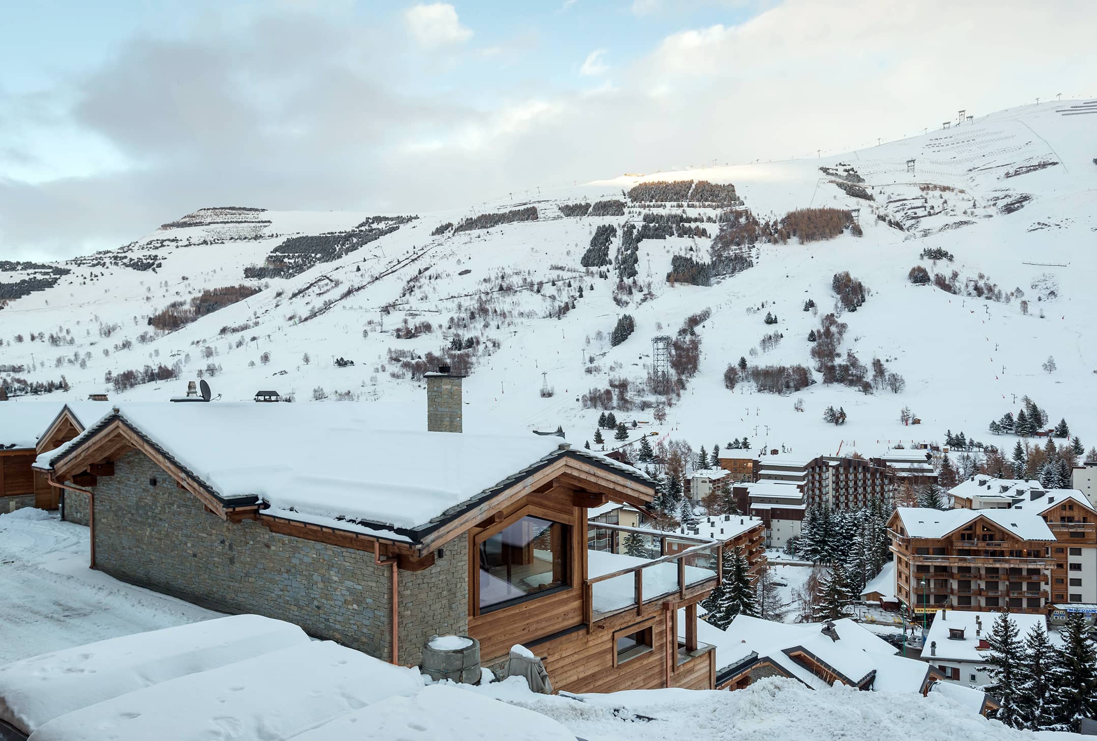 Image de la station des 2 Alpes dans laquelle est le chalet Lièvre Blanc à louer